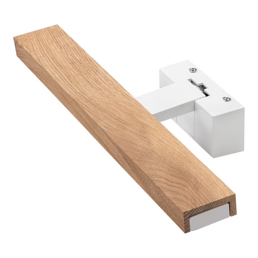 Brilagi - Illuminazione LED per specchio da bagno 3 in 1 WOODY MIRROR LED/8W/230V 40 cm IP44 bianco/rovere