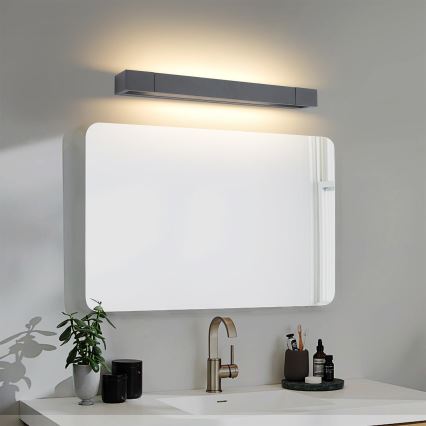Brilagi - Illuminazione LED per specchio da bagno AQUA LINE LED 12W/230V, 45 cm, IP44, antracite, CRI 90