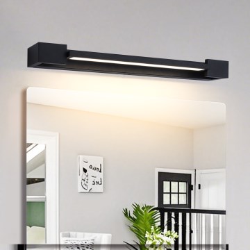 Brilagi - Illuminazione LED per specchio da bagno AQUA LINE LED/12W/230V 45 cm IP44 nero