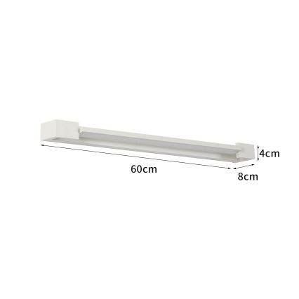 Brilagi - Illuminazione a LED per specchio da bagno AQUA LINE LED/18W/230V 60 cm IP44 bianco CRI 90