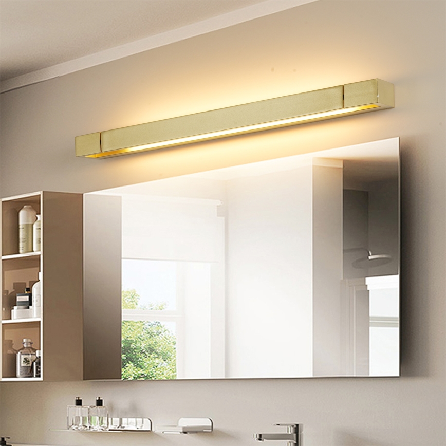 Brilagi - Illuminazione LED per specchio da bagno AQUA LINE LED/18W/230V 60 cm IP44 oro CRI 90