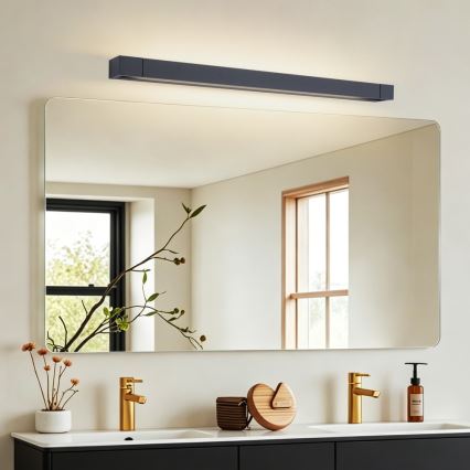 BRILAGI - Illuminazione a LED per specchio da bagno AQUA LINE LED/20W/230V 80 cm IP44 nero CRI 90