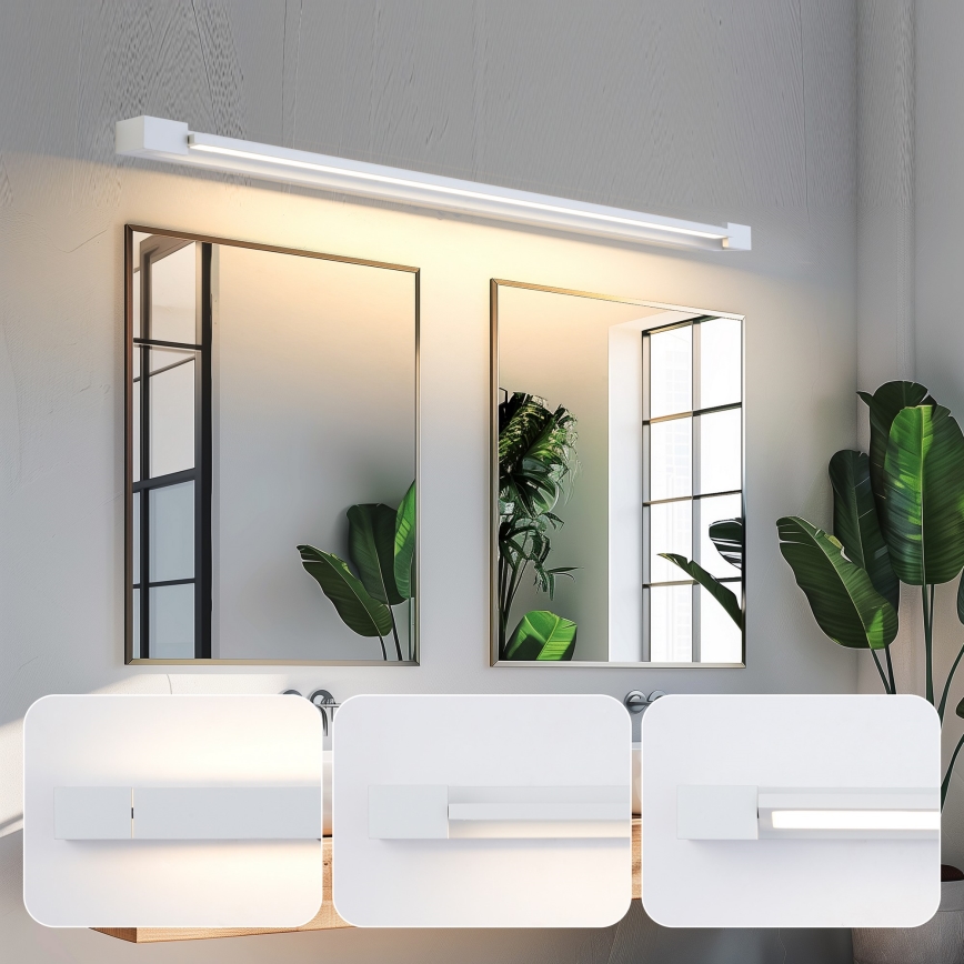 Brilagi - Illuminazione LED per specchio da bagno AQUA LINE LED/36W/230V 120 cm IP44 bianco CRI 90