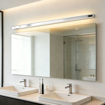 Brilagi - Illuminazione a LED per specchio da bagno AQUA LINE LED/36W/230V 120 cm IP44 cromo lucido CRI 90