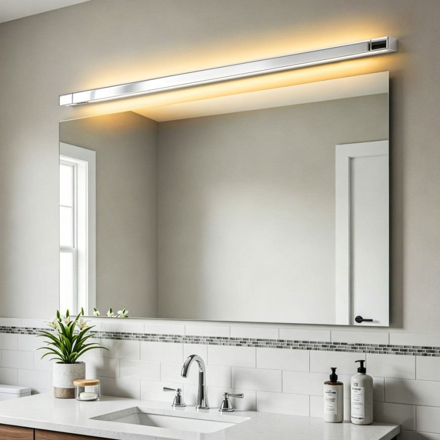 Brilagi - Illuminazione a LED per specchio da bagno AQUA LINE LED/36W/230V 120 cm IP44 cromo lucido CRI 90