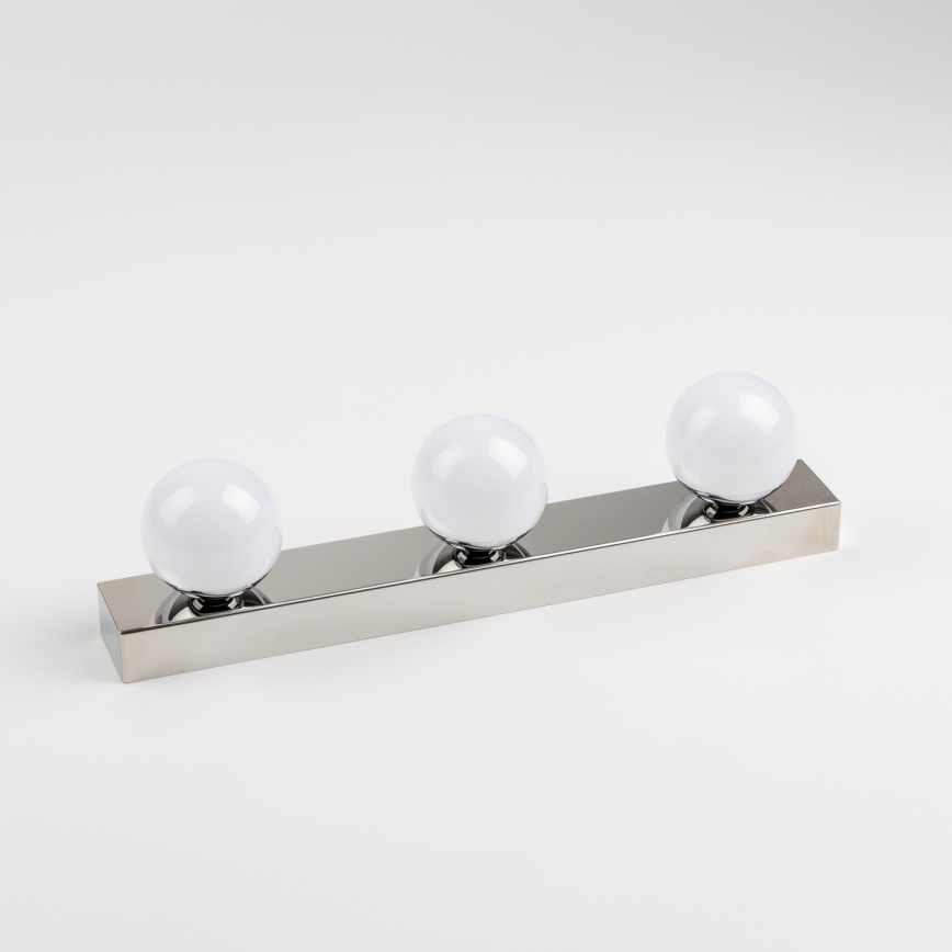 Brilagi - Illuminazione a LED per specchio da bagno HOLLYWOOD 3xLED/3W/230V 39 cm IP44 cromo lucido