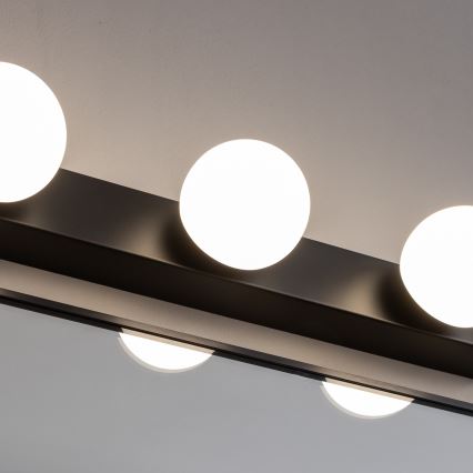 Brilagi - Illuminazione LED per specchio da bagno HOLLYWOOD 3xLED/3W/230V 39 cm IP44 nero