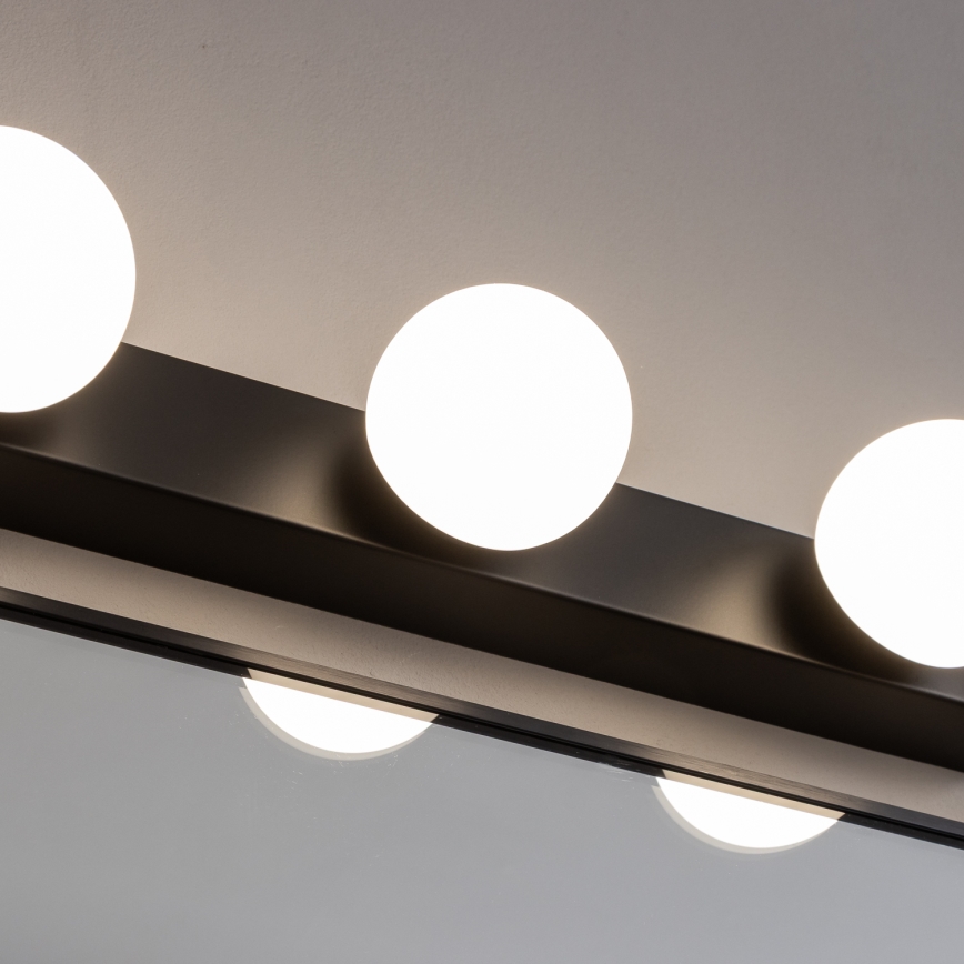 Brilagi - Illuminazione LED per specchio da bagno HOLLYWOOD 3xLED/3W/230V 39 cm IP44 nero