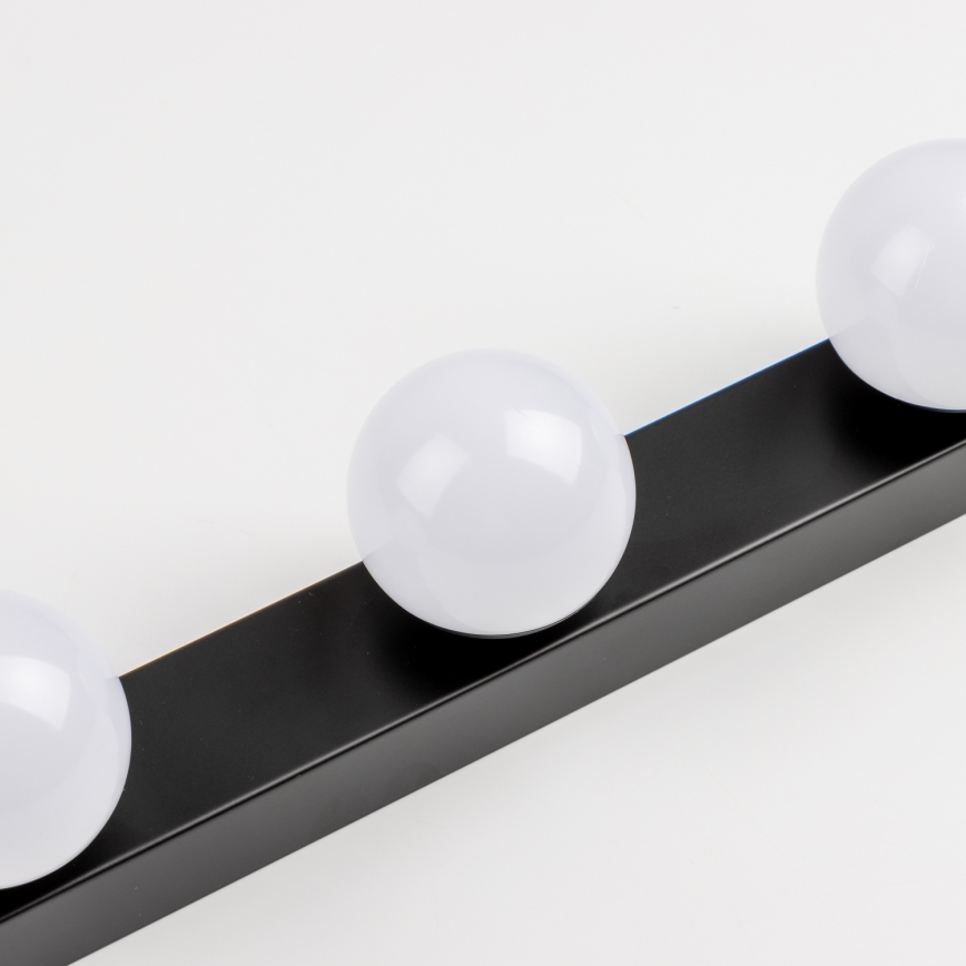 Brilagi - Illuminazione LED per specchio da bagno HOLLYWOOD 3xLED/3W/230V 39 cm IP44 nero
