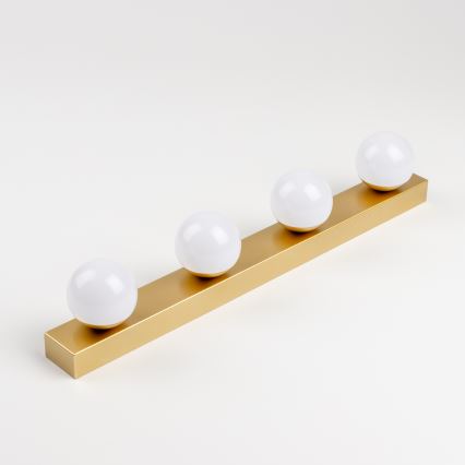 Brilagi - Illuminazione per specchio da bagno HOLLYWOOD 4xLED/3W/230V 53 cm IP44 dorata