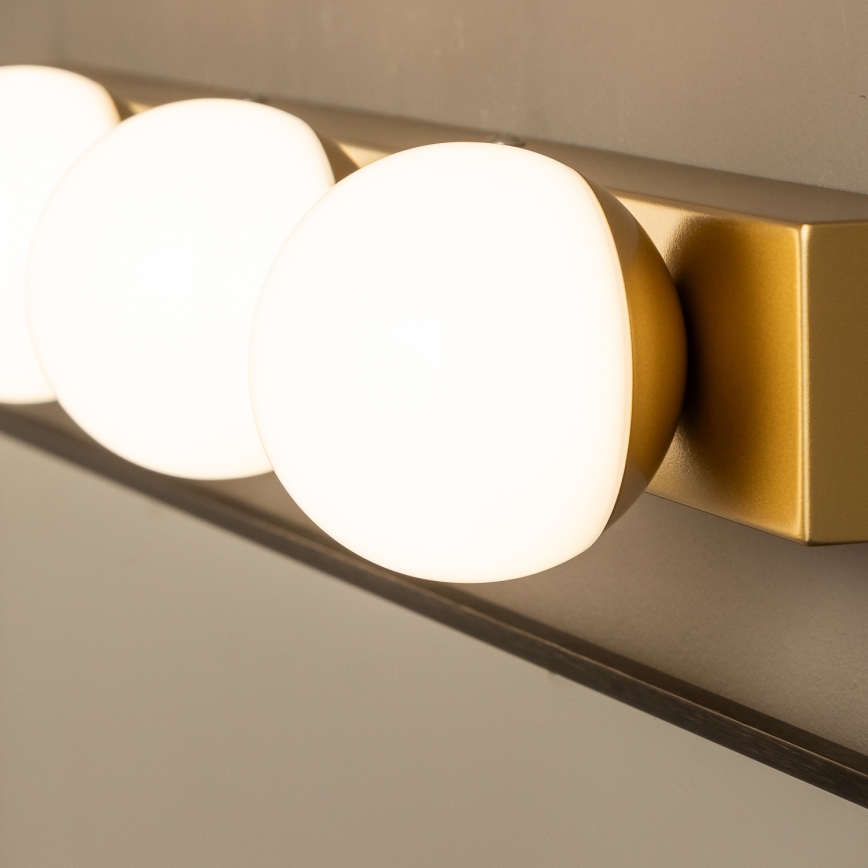 Brilagi - Illuminazione per specchio da bagno HOLLYWOOD 4xLED/3W/230V 53 cm IP44 dorata