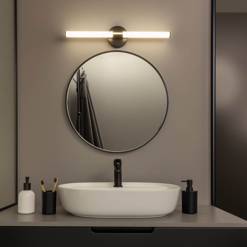 Brilagi - Illuminazione a LED per specchio da bagno LARA LED/10W/230V 60 cm IP44 nero