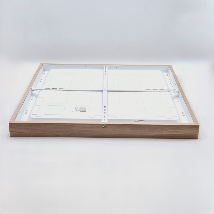 Brilagi - Plafoniera LED per bagno WOODY FRAME LED/40W/230V 60x60 cm IP44 rovere