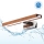 Brilagi - Illuminazione per specchio da bagno 3 in 1 WOODY MIRROR LED/8W/230V 40 cm IP44 cromo lucido/rovere ciliegio