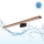 Brilagi - Illuminazione per specchio da bagno a LED 3 in 1 WOODY MIRROR LED/15W/230V 80 cm IP44 nero/rovere ciliegio