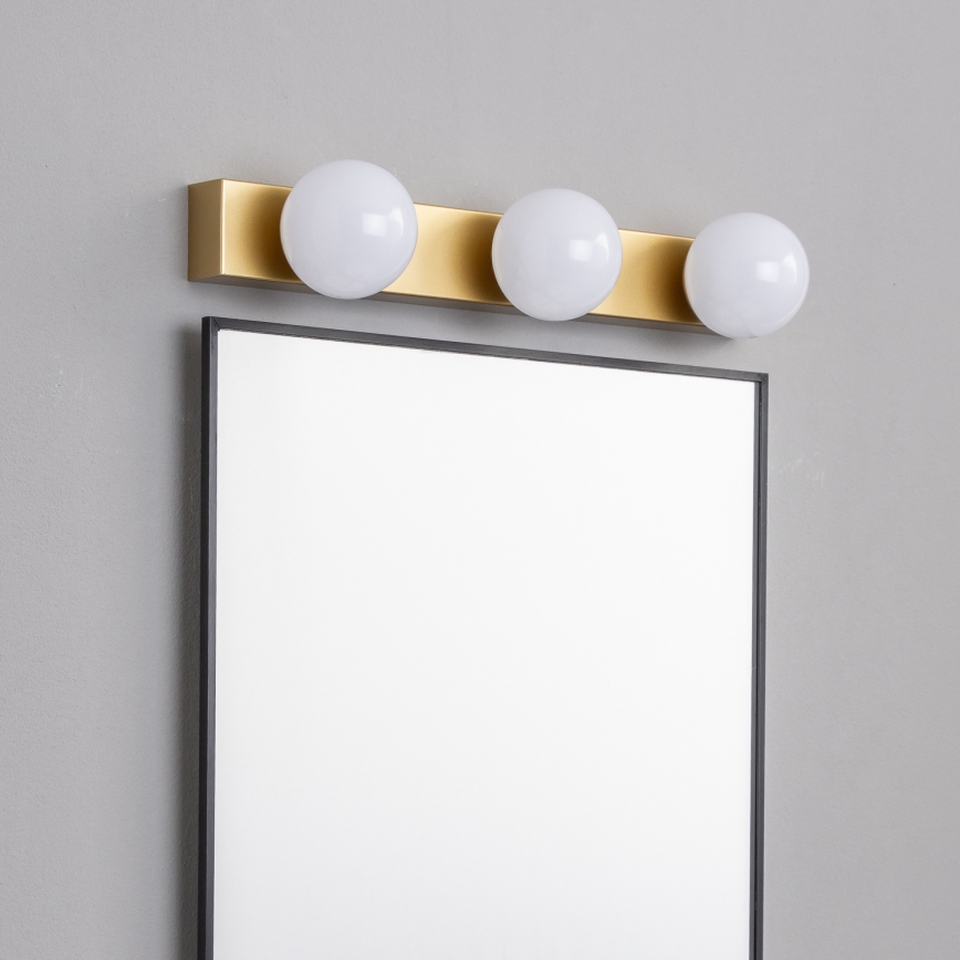 Brilagi - Illuminazione LED per specchio da bagno HOLLYWOOD 3xLED/3W/230V 39 cm IP44 oro