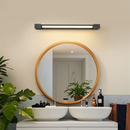 Brilagi - Illuminazione a LED per specchio da bagno AQUA LINE LED/18W/230V 60 cm IP44 antracite CRI 90