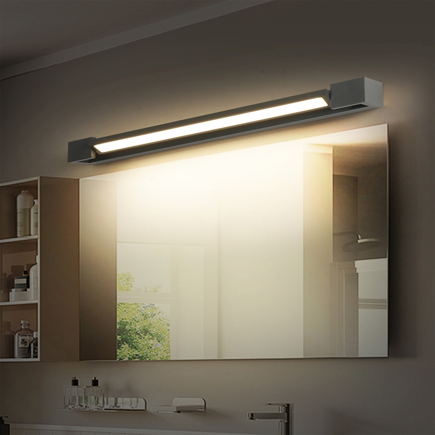 Brilagi - Illuminazione a LED per specchio da bagno AQUA LINE LED/18W/230V 60 cm IP44 antracite CRI 90