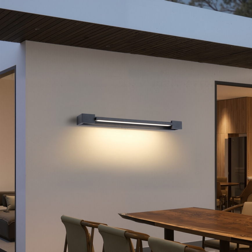 Brilagi - Illuminazione a LED per specchio da bagno AQUA LINE LED/18W/230V 60 cm IP44 antracite CRI 90