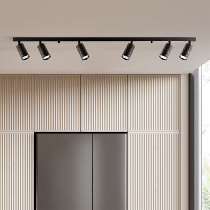 Brilagi - Faretto LED RGBW dimmerabile SELE DIAMANT 6xGU10/6,5W/230V 2700-6500K Wi-Fi nero