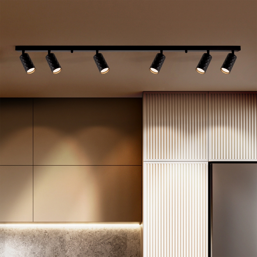 Brilagi - Faretto LED RGBW dimmerabile SELE DIAMANT 6xGU10/6,5W/230V 2700-6500K Wi-Fi nero