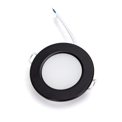 Brilagi - Lampada a LED da incasso per bagno LED/4,8W/230V 6000K nero IP65
