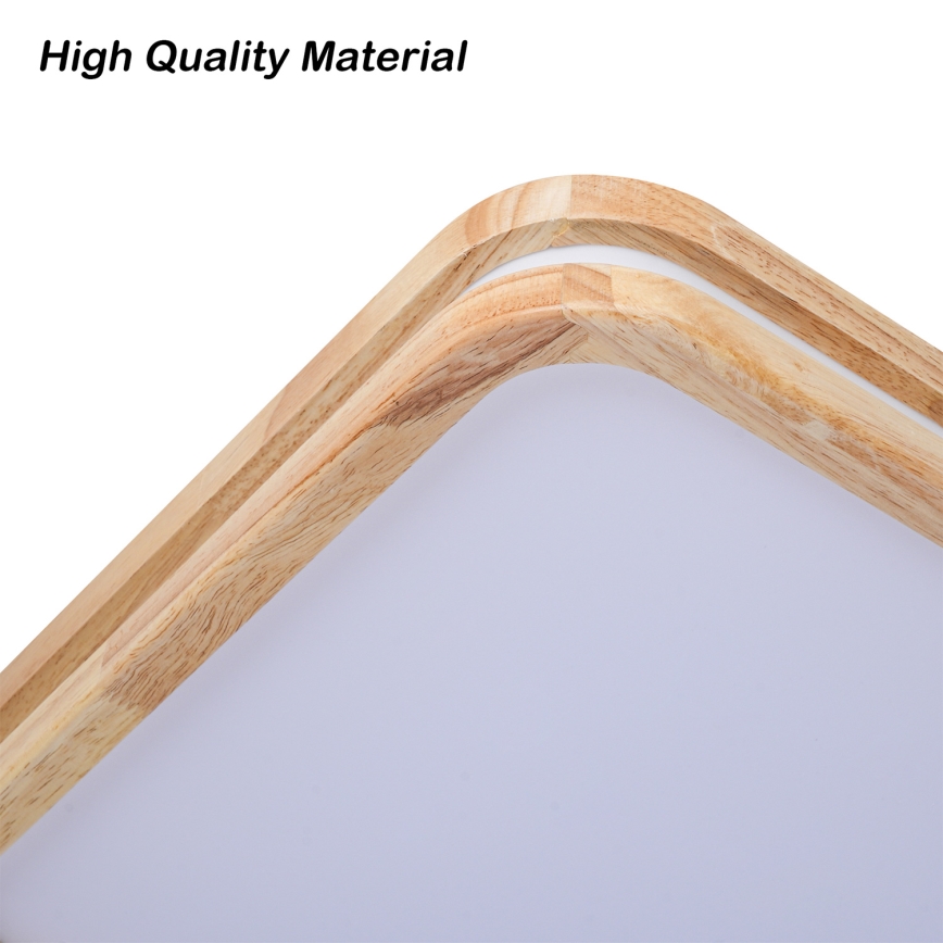 Brilagi - Plafoniera LED dimmerabile MOLINA SQUARE LED/48W/230V 3000-6000K rovere 40x40 cm + telecomando