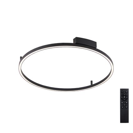 Brilagi - Plafoniera LED dimmerabile PORTOFINO LED/60W/230V 3000-6000K Ø 80 cm nera + telecomando