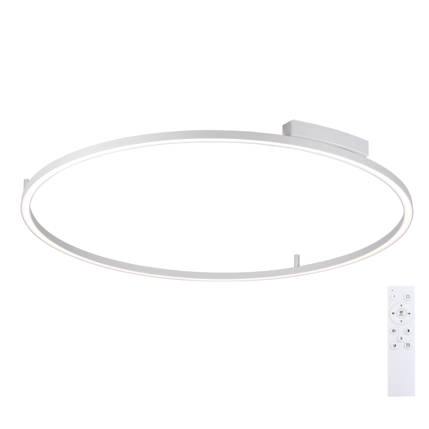 Brilagi - Plafoniera LED dimmerabile PORTOFINO LED/85W/230V 3000-6000K Ø 120 cm argento + telecomando