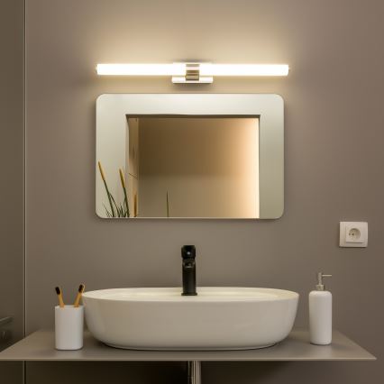 Brilagi - Illuminazione LED per specchio da bagno DIANA LED/10W/230V 60 cm IP44 cromo lucido