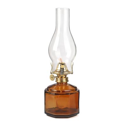 Brilagi - Lampada a petrolio MERLIN arancione
