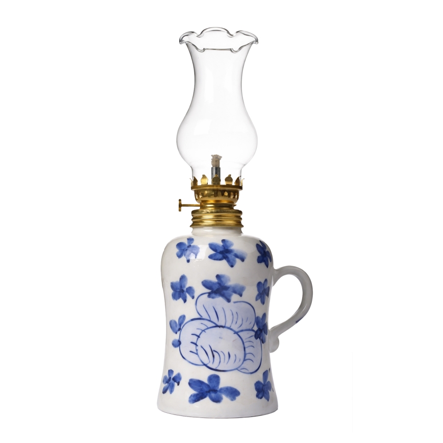 Brilagi - Lampada a petrolio MERLIN bianca/blu