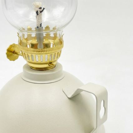 Brilagi - Lampada a petrolio MERLIN bianca
