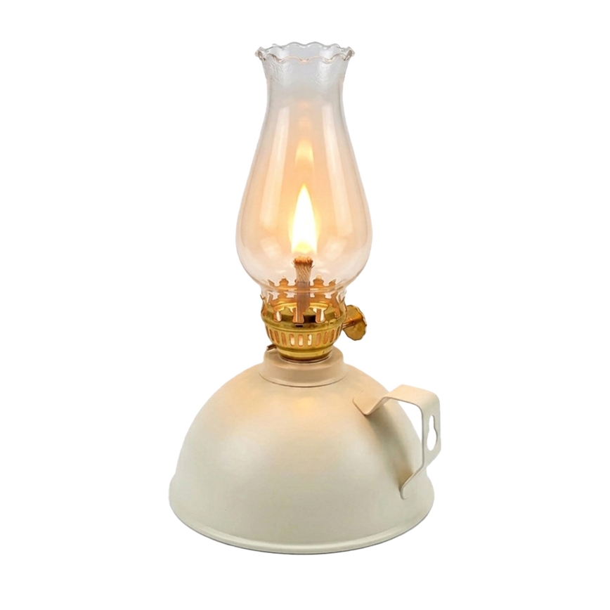 Brilagi - Lampada a petrolio MERLIN bianca