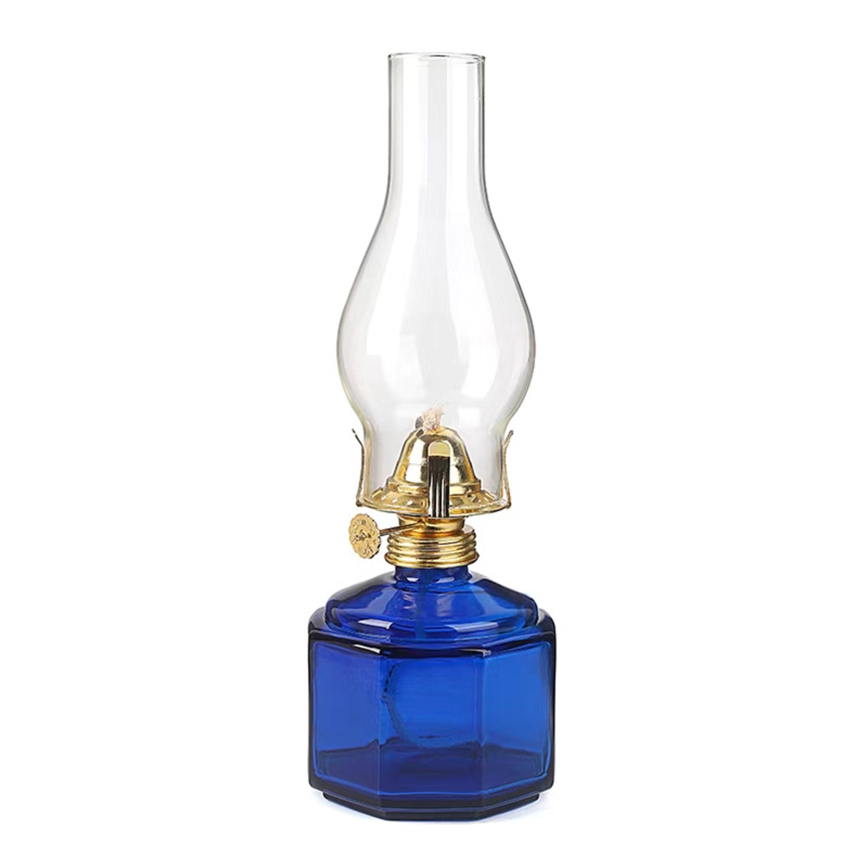 Brilagi - Lampada a petrolio MERLIN blu