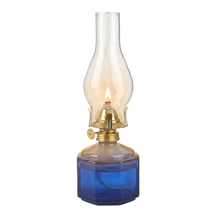 Brilagi - Lampada a petrolio MERLIN blu
