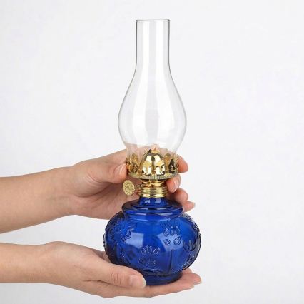 Brilagi - Lampada a petrolio MERLIN blu