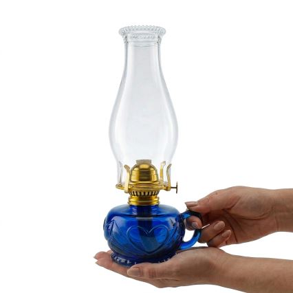 Brilagi - Lampada a petrolio MERLIN blu