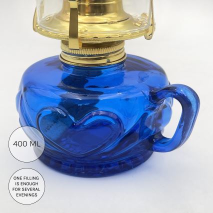 Brilagi - Lampada a petrolio MERLIN blu