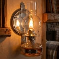 Brilagi - Lampada a petrolio MERLIN cromo lucido