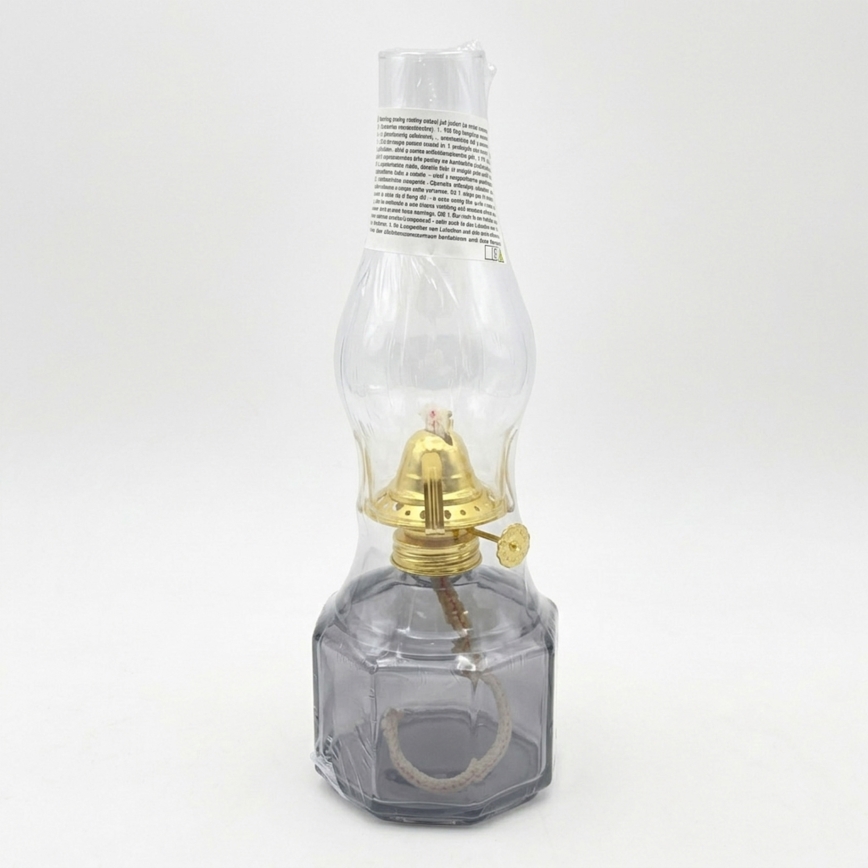 Brilagi - Lampada a petrolio MERLIN fumé/grigio