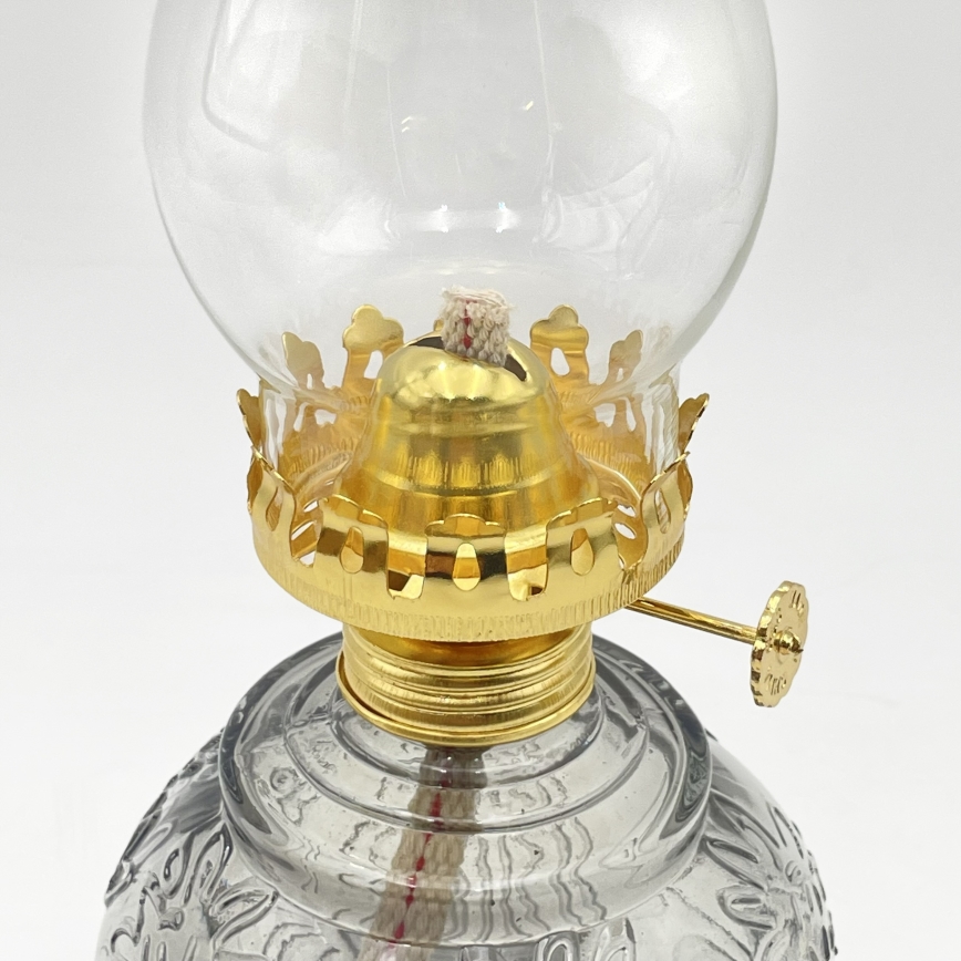 Brilagi - Lampada a petrolio MERLIN fumé/grigio