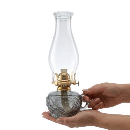 Brilagi - Lampada a petrolio MERLIN fumé/grigio