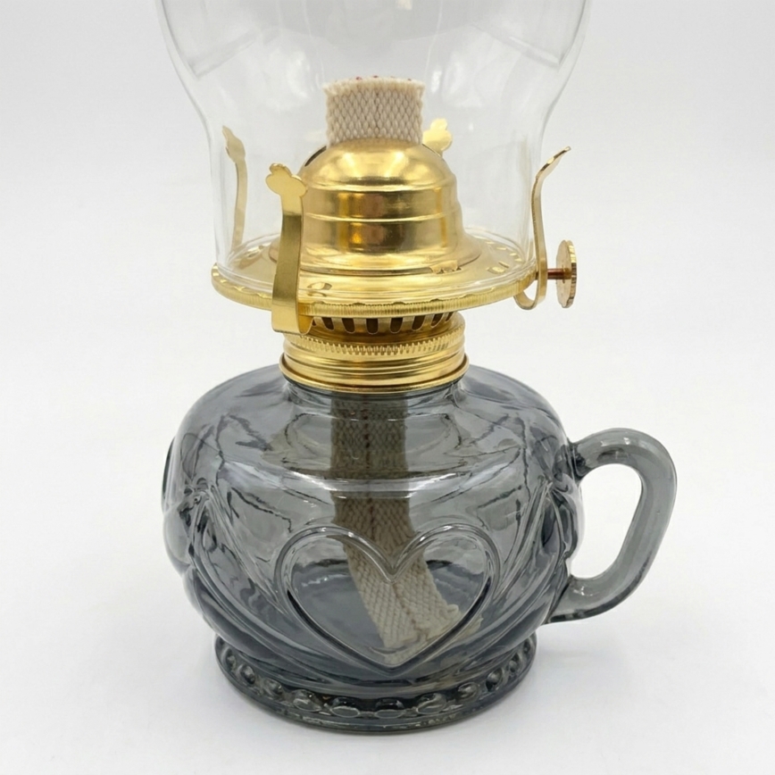 Brilagi - Lampada a petrolio MERLIN fumé/grigio