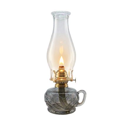 Brilagi - Lampada a petrolio MERLIN fumé/grigio