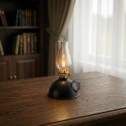 Brilagi - Lampada a petrolio MERLIN nera