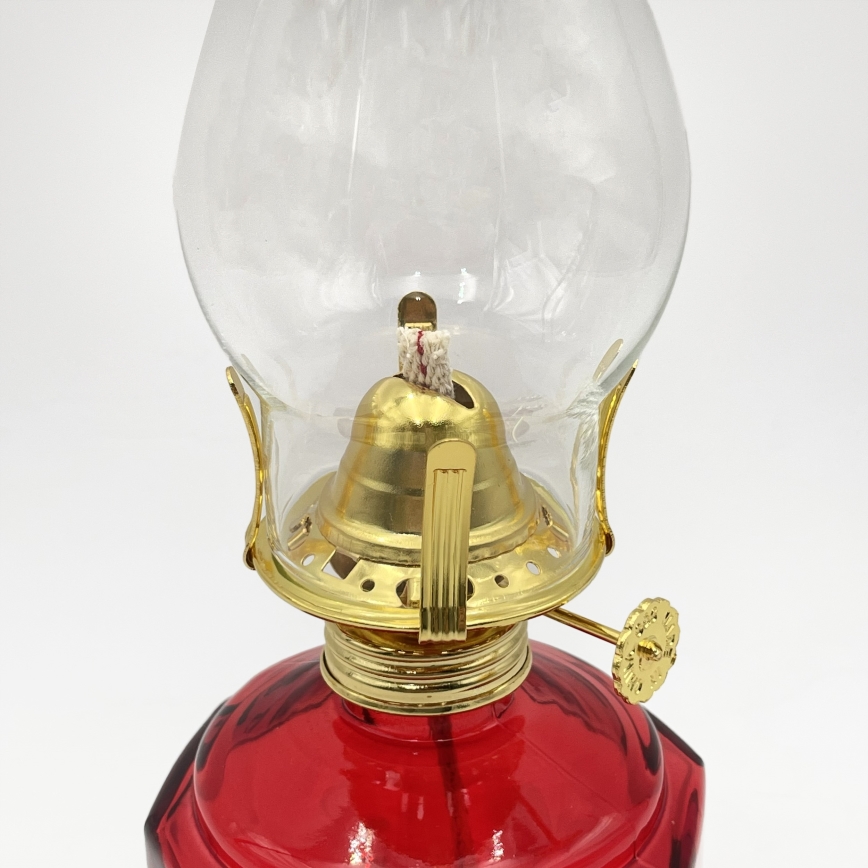 Brilagi - Lampada a petrolio MERLIN rossa