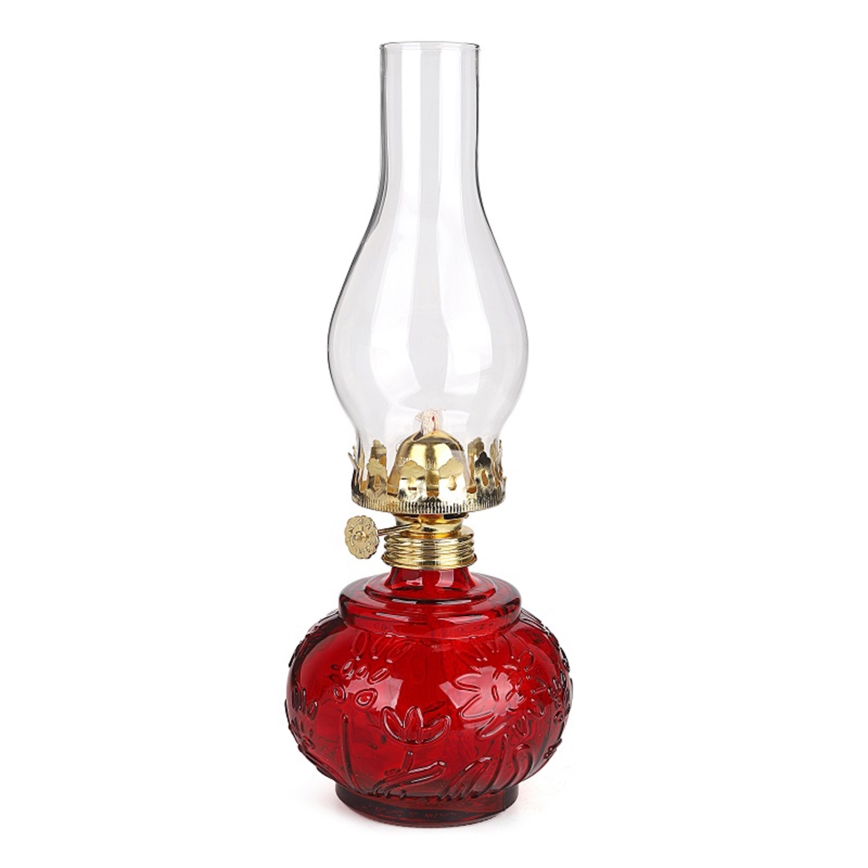 Brilagi - Lampada a petrolio MERLIN rossa