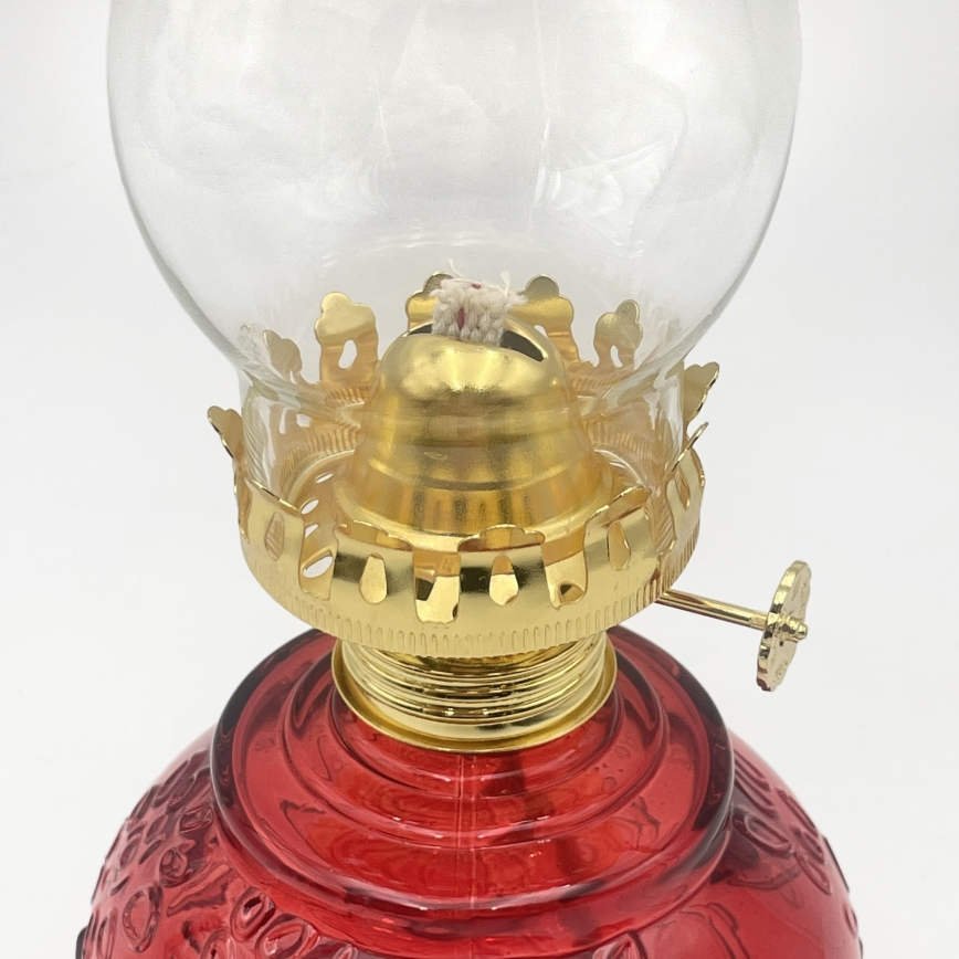 Brilagi - Lampada a petrolio MERLIN rossa
