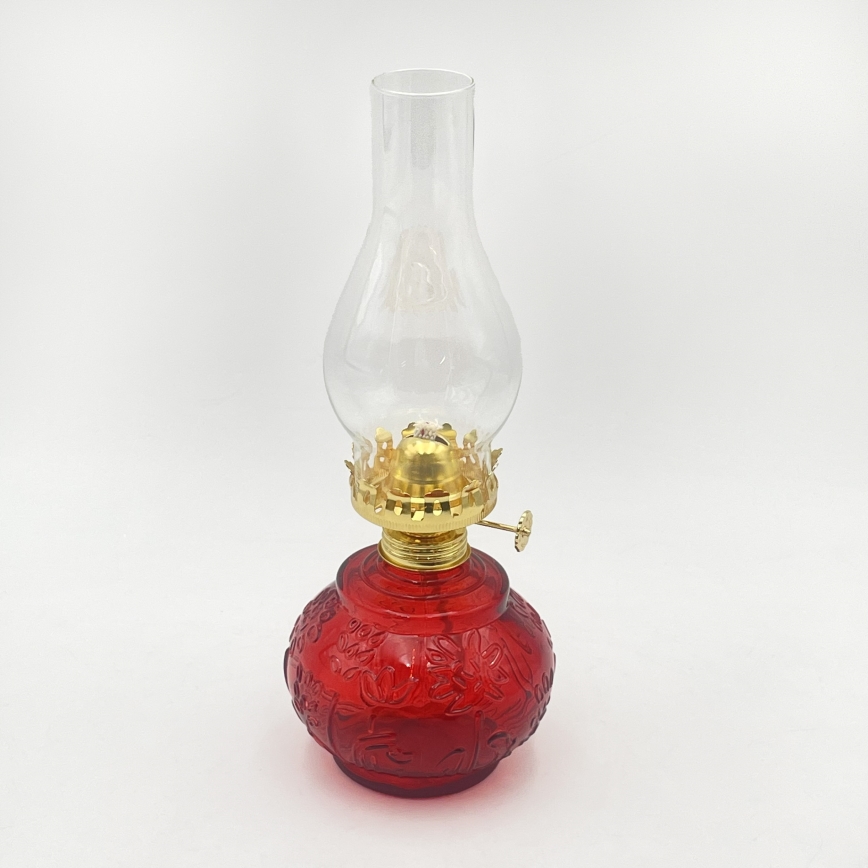 Brilagi - Lampada a petrolio MERLIN rossa
